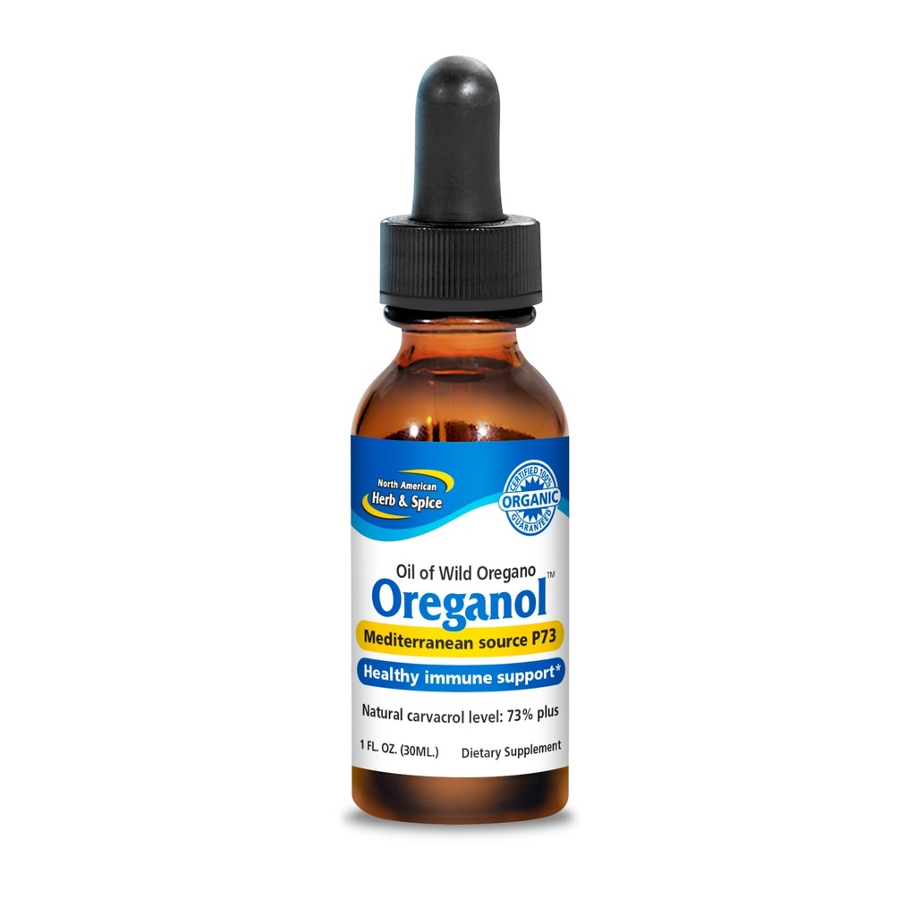 NORTH AMERICAN HERB&SPICE Oreganol - 1 fl oz, パック 3 - 加工されていない, ワイルド, 有機オレガノオイル - 地中海ソース P73 - 非GMO - 1296 総サービング