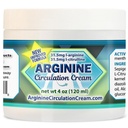アルギニン循環クリーム4オンス - Menthol、Lアルギニン&Lシトルリンローション - 健康な脚と体血流をサポート - 全家族製品