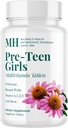 MICHAEL'S Health Naturopathic Program Pre-Teen Girls - 30 ベジタリアンタブレット - ヘルシーな成長と発展のための毎日のマルチビタミン - Kosher - 15 提供
