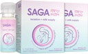 SAGA 有機乳液剤 | 乳母乳サプリメント アダプトゲン – フェヌグリーク & ミルクアザミ | 高バイオアベイラビリティ・高速オンセット | 乳液供給量 | オレンジミモサ 2oz ショット (4パック)