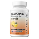 バランスブレインBromelain 500mg、120カプセル - パイナップルエキス消化酵素、サポート消化および共同健康の補足