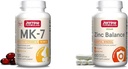 JarrowフォーミュラMK-7 90 mcg - ビタミンK2および亜鉛バランスのBioactiveフォーム15 mg - 100サービング(野菜キャップ) - 銅が含まれています