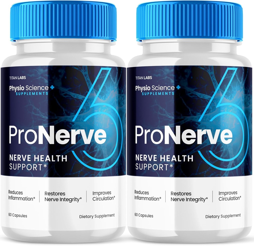 (2パック)プロNerve 6カプセルの高度のNerveの健康サポート、プロNerve 6のサプリメントのカプセルのProNerveの高度の方式のNerveサポート補足の人の女性の最適健康サポート(120のカプセル)