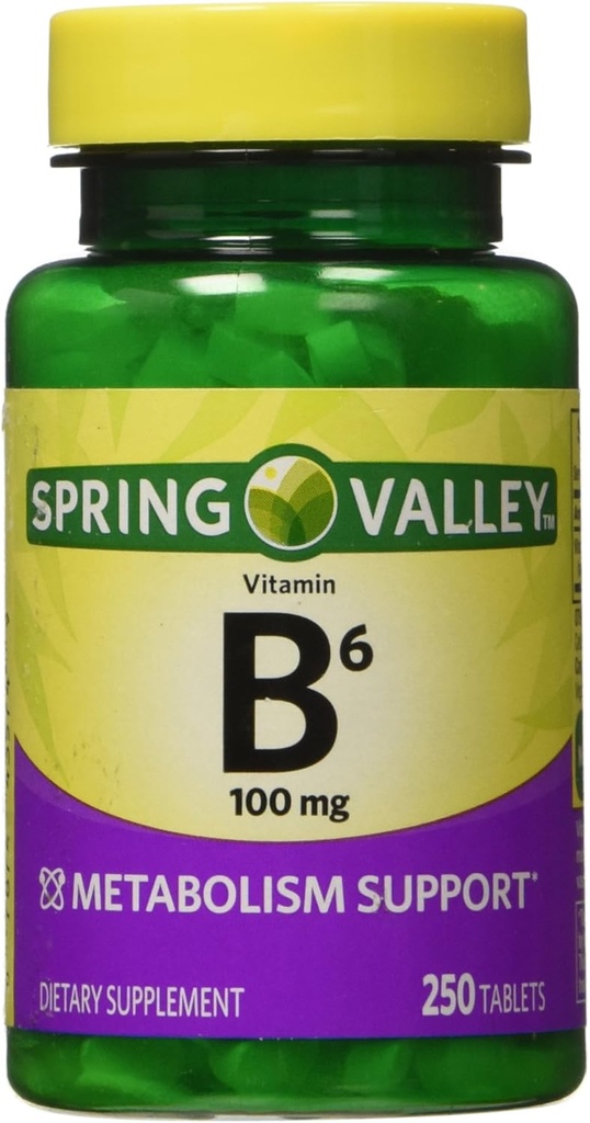 スプリングバレー - ビタミンB-6(ピリドキシン)100mg、250錠