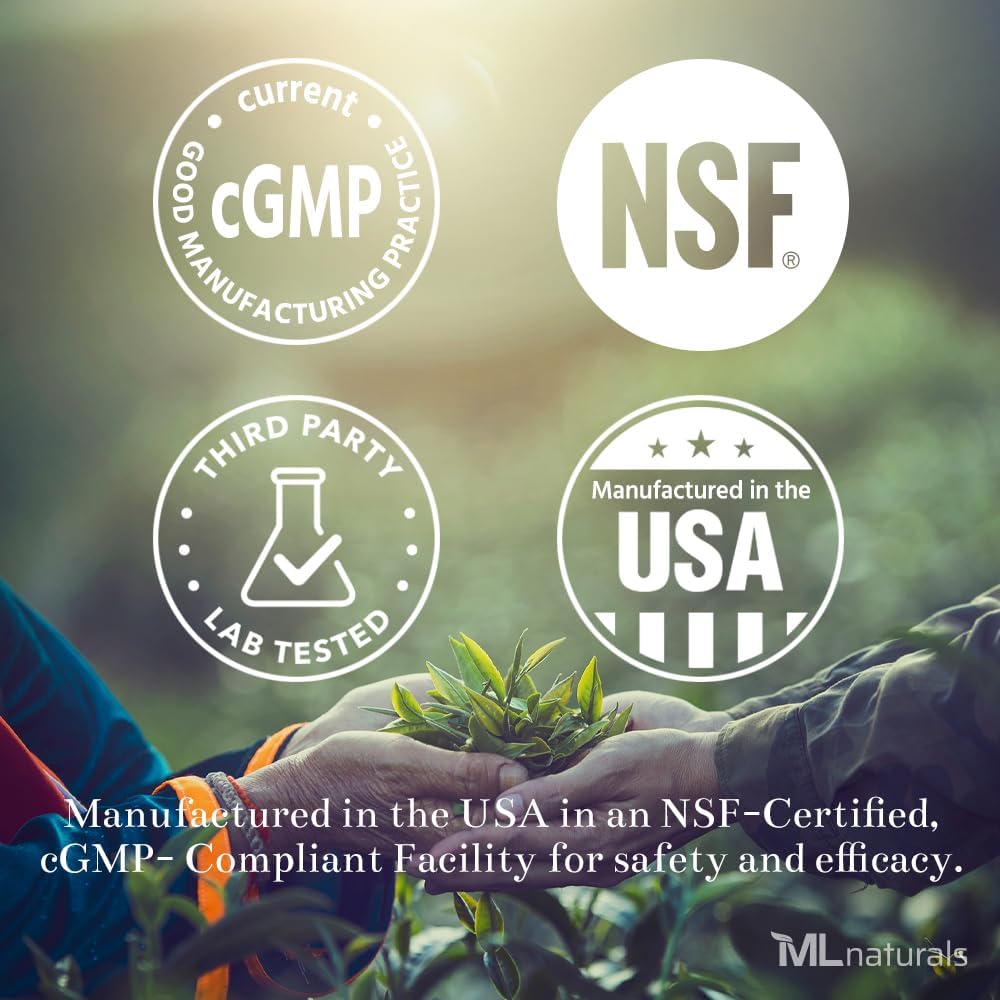 ML Naturalsの純粋なIndole-3-Carbinol 200のmg 60の野菜カプセル。 自然、健康な解毒、NSF認証及びcGMP準拠