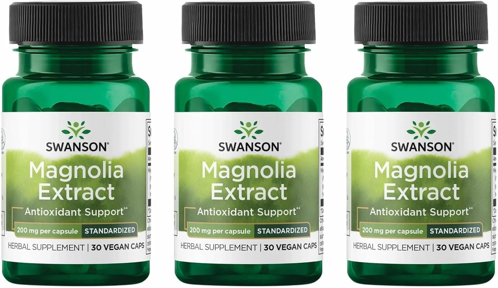 Swanson Magnolia Bark-Herbal の補足は伝統的に神経系及び消化器の健康サポートを促進するのに使用しました-月は呼吸器の健康及び圧力サポートを促進します(各30の野菜のカプセル、200mg) 3パック