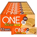 1つの蛋白質棒、Reese'sのピーナツのバター 恋人、18g蛋白質および3g砂糖、パントリのステープル、2.21のoz (12の計算)とグルテンフリー