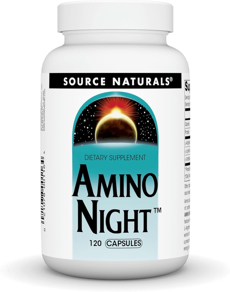 源のNaturalsのアミノ夜-高度のアミノ酸の方式* - 120のカプセル