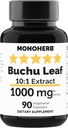 MONOHERB Buchuの葉のエキス1000のmg - 90のベジタリアンのカプセル