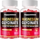 マグネシウムのGlycinateのグミー1000mg - 砂糖はビタミンD、B6、CQ10のCalmの気分及び睡眠サポート- 120のいちごのグミを補います