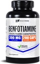 健康増殖Benfotiamine 300mg | 200 Vegのカプセル | 吸収性の強化 | 全面的な健康を支えて下さい | 高められた生物学的利用性