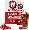 Gnarly Nutrition Fuel2O 電解液パウダーパック、チェリーコラ - 電解液、燃料、補充、および回復 - Fuel2O 持久力栄養素 - チェリーコラ、10パック