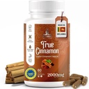 ピュア・セイロン・シナモンカプセル、2,000mg、2ヶ月のサプリメント|スリランカ製|Non-GMO、グルテンフリー、スリランカ産の真のシナモン、100%ピュア・シナモン(カシアとNOTミックス)。