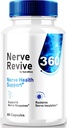 Nerve Revive 360の補足、全面的なウェルネス、優れた方式、NerveRevive 360のビタミンのカプセル、公式のレビュー(60のカプセル)のためのすべての自然なNerveサポート