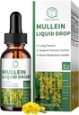 MulleinはLungsのための低下、Lungの清潔のための16-in-1 Mulleinの葉のエキス、呼吸器、免除、Quercetin、Marshmallow、黒いCuminの種、Elderberry、Mulleinの液体、非GMO、2 Fl Oz