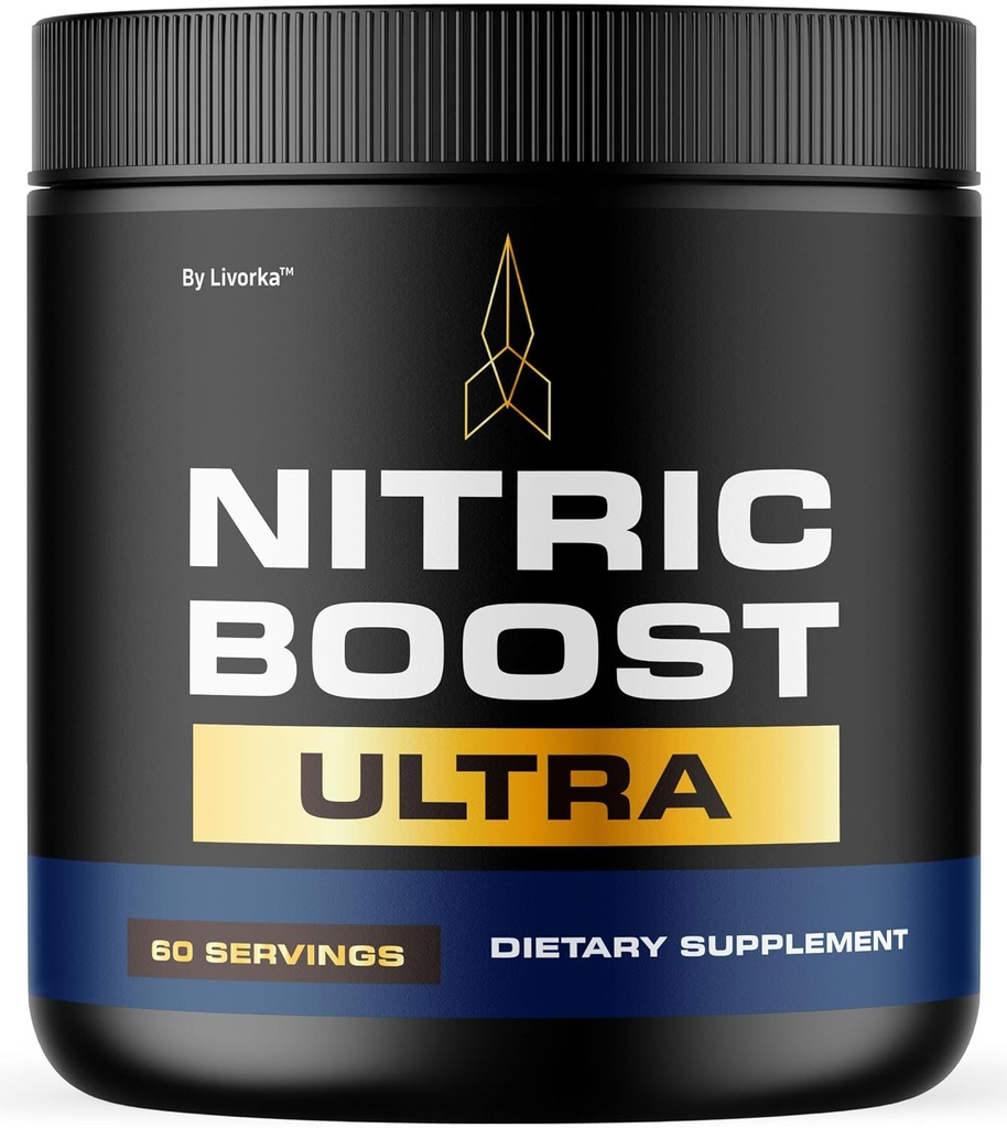 LIVORKA Nitric Boost - Nitric Boost Ultra Purple Powder for Men, NitricBoostUltra Powder, Boost Energy and Support Active Lifestyle, 60 月給 1 ヶ月分