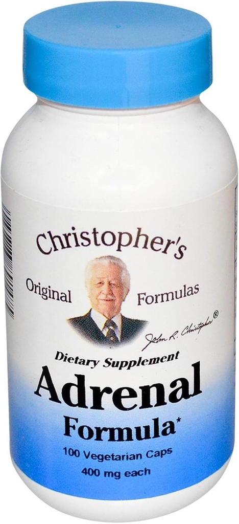 Dr. Christopherの式副腎式 - 400 mg - 100の帽子