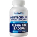 アセチルコリン、アルファGPCのコリン600mg + Bacopaは、それぞれだけよりよく。 より信頼できるアセチルコリン(サポート記憶及び学習)の補足、60のカプセル