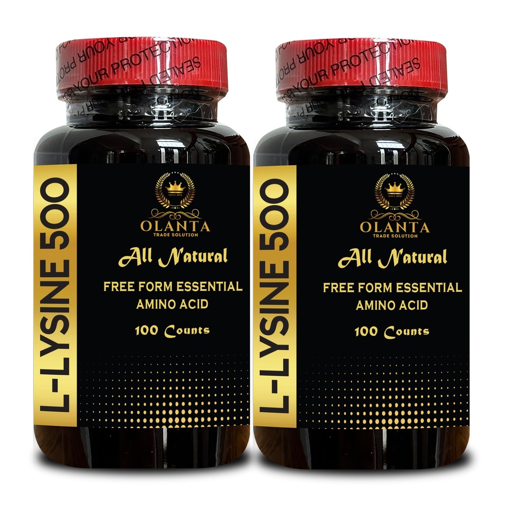 L-LYSINEの特長 500 - 健康な免疫機能のためのL-Lysine 500mg、サポート コラーゲンの統合、大豆フリー、グルテンフリー、非GMOのリジンの補足は健康な唇および口頭ティッシュを支えます - 2は200の計算をびん詰めにします