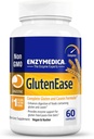 Enzymedica GlutenEase、女性と男性のための高度な消化酵素、Bloating救助と消化の健康のための高速作用式、Gluten&caseinを破壊するのに役立ちます、60カプセル