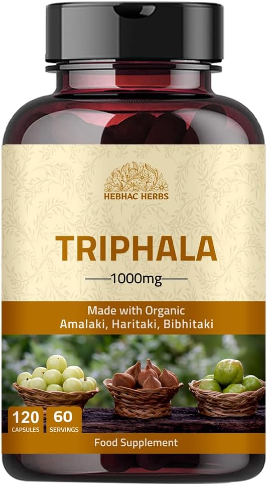 Triphala 120 Capsules,