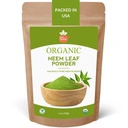 スパイシーなオーガニックニームパウダー - 4 oz。 - 認定USDAオーガニック -Non-GMO - 新鮮な乾燥ニームは健康な髪と肌のための粉末を残します - Azadirachta Indica Ayurvedicハーブ 全体ウェルビーイング