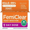 FemiClear 2 日ドーズ Yeast 感染症とイッチ制御軟膏、無飽和と有機成分で作られたモデレート、ソーシングケアのための外部アンチアイッチ軟膏