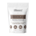 JUST INGREDIENTSプロテインパウダー | 15 サービング | 24gプロテイン | チョコレートフレーバー 100% グラスフェッド、非Denatured Whey | オーガニック食品原料の5つの異なるソース
