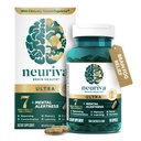 NEURIVA Ultra Decaffeinated臨床的にメンタル警戒、記憶、焦点及び集中、Cognivive、Neurofactor、Phosphatidylserine、ビタミンB6 B12、60のカプセルのためのNeotropic脳の補足をテストしました