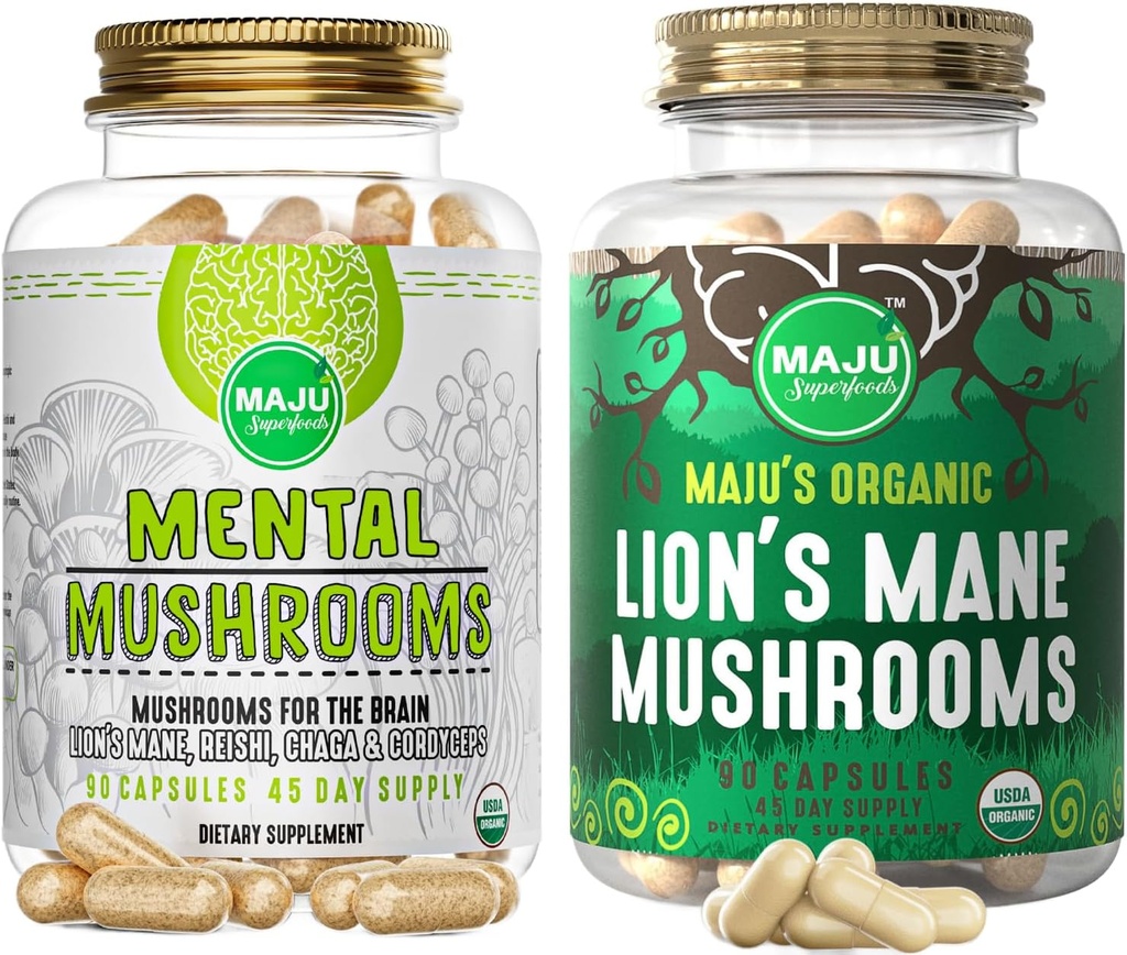 Maju Superfoods Mushroom Capsules Bundle