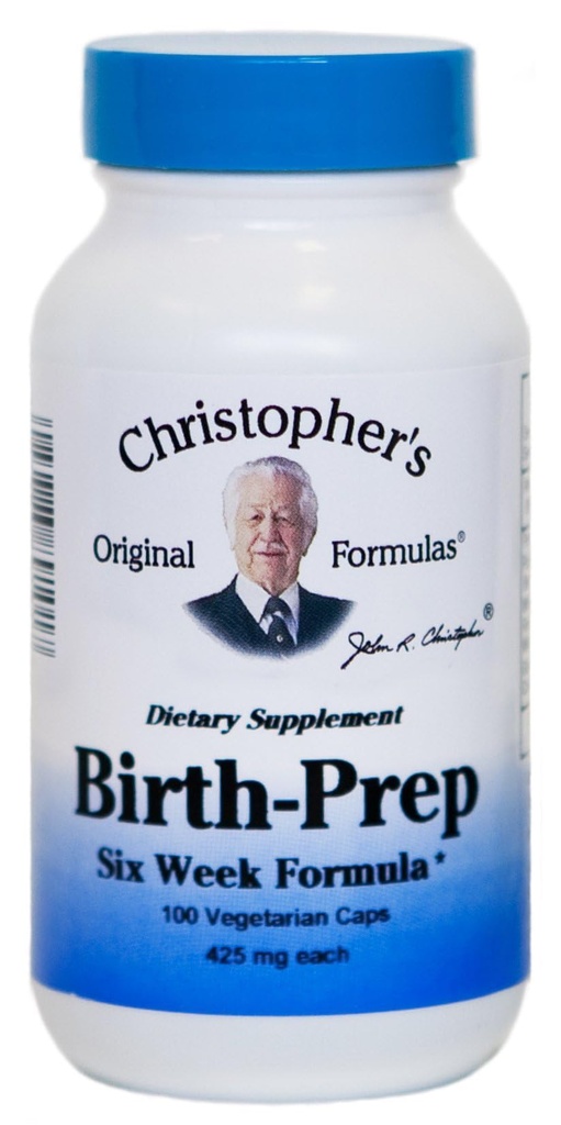 Christopherのオリジナルフォーミュラ誕生プレップカプセル100カラット - 妊娠中の母親のためのハーブブレンド - 出産のための自然な準備をサポート