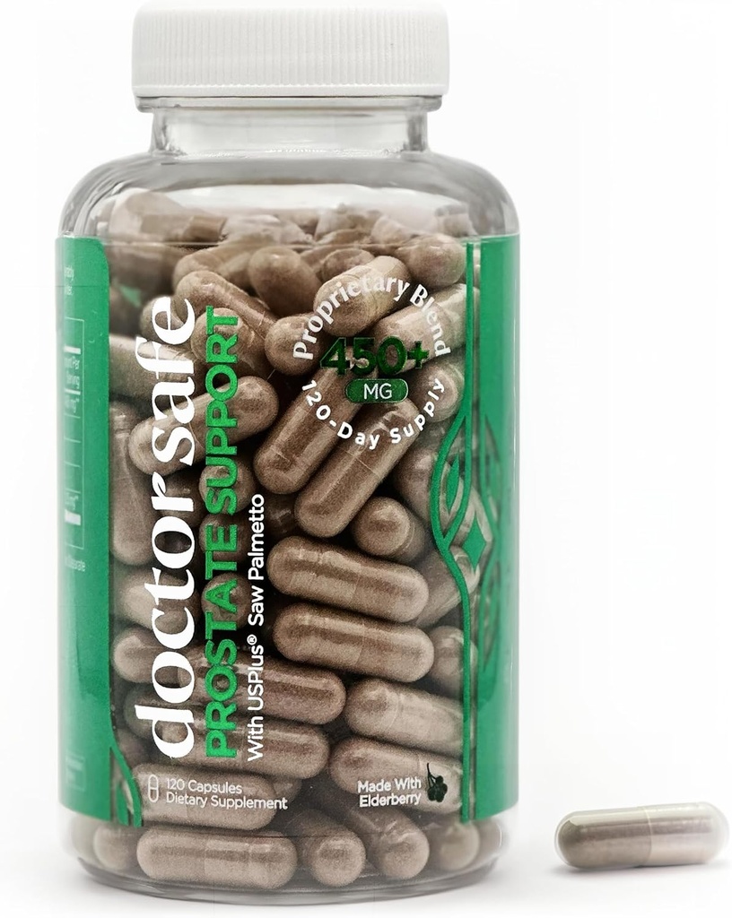 USPlusとパルメットの前立腺サプリメントは、男性と女性のためのパルメットを見ました - 高度な前立腺の健康と髪の活性化 | 二重アクションDHTブロッカー 男性用 | 4ヶ月の供給
