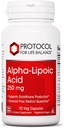 ライフバランスアルファリポ酸サプリメントのためのPROTOCOL - 600mg ALA - 酸化ストレスクエンナー、血流 & 心臓の健康 - コーシャ&酪農場無料 - 60ベジーカプセル