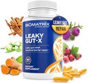 Leaky Gut、Prebiotic Support、Bloating、Gas、Constipationからの救済のためのグルタミンおよびハーブの腸修理補足  SIBO | Veggie Caps | 60-Day Supply - Leaky Gut-X