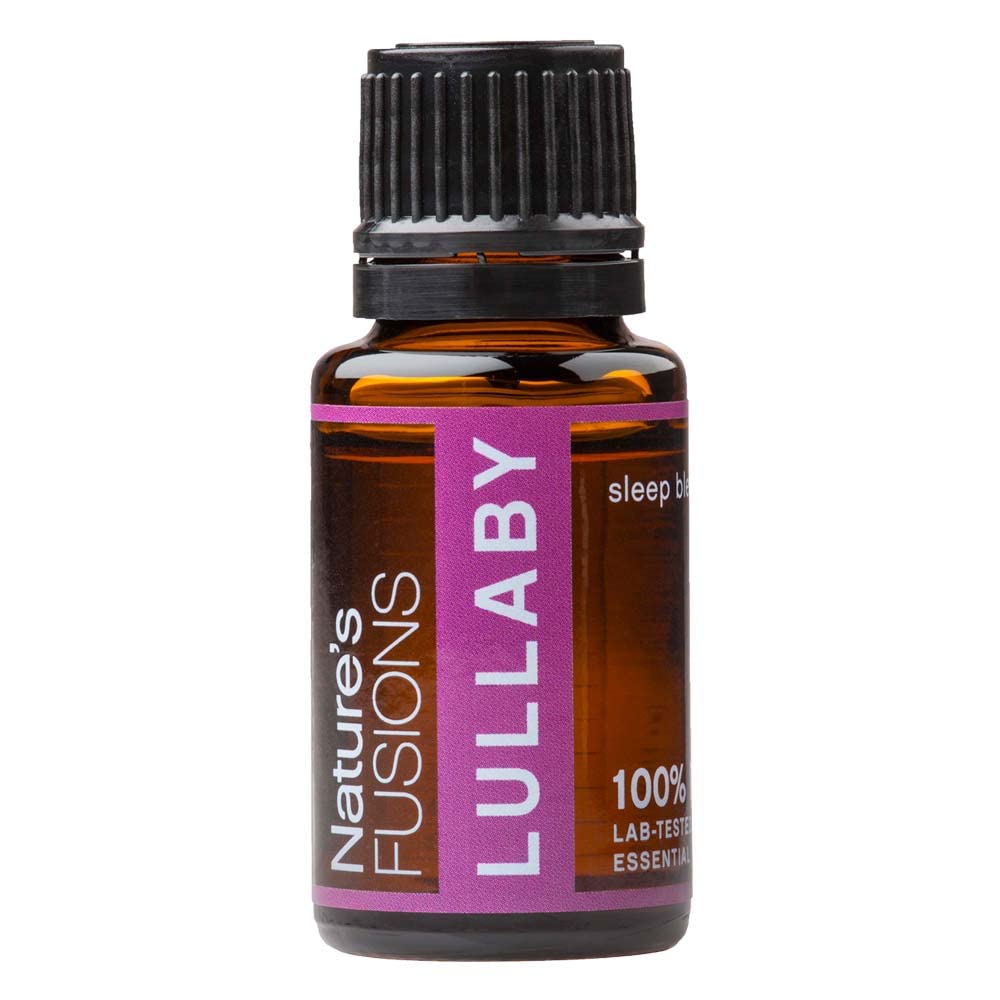 Nature's Fusions Sleep Essential Oil Blend 15ml - Calming Drea、ディフューザー、 Nature's Fusions Lullaby - 100%純粋な治療用グレード - Lavender、Roman Chamomile、Neroli、ローズ、バニラ、Ylang Ylang