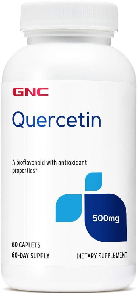 GNC Quercetin 500mg Supplement, 60 Servings