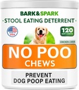 BARK&SPARKのPooの御馳走無し - 犬のPoopの食べることを防ぐ - Coprophagiaの処置 - スツールの食べるDerrent - Probiotics及び酵素 - 消化器の健康+息の援助- 120の柔らかい咀嚼-米国は--------------------------------------