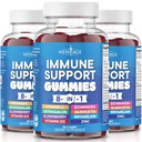 Astragalus Root、ビタミンCおよび亜鉛50mg、ビタミンD 5000 IU、Quercetin及びBromelainとの新しいAGE 8 in 1の免疫サポート ブースターの補足(3)のパック)