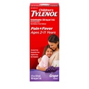 子供の Tylenol の液体の口頭懸濁液の薬、Acetaminophen の苦痛 Reliever 及び風邪 + のフル シンプトムのための Fever の減力剤及び Sore Throat、Aspirin、Ibuprofen 及びアルコール 自由、ブドウ、4 の fl。 oz