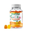Greenfield Nutritions Smart Kids Halal Omega 3 Gummies with DHA - 60 子供のためのハラールビタミン、サポート 脳と免疫の健康 - ビーガン、非GMO、グルテンフリー、ピーナッツフリーのハラールガミービタミン