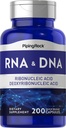 Piping Rock RNA DNA Supplement | 200 Capsules | Ribonucleic Acid & Deoxyribonucleic Acid Complex | Non-GMO, Gluten Free