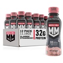 筋肉ミルクのプロ高度の栄養物の蛋白質の揺れ、Slamminのいちご、11.16 Fl Oz (12のパック)、32g蛋白質、1g砂糖、16のビタミン及び鉱物、5g繊維