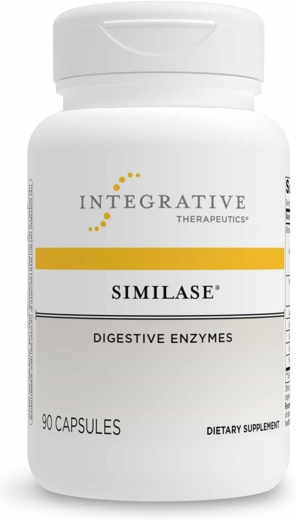 Integrative Therapeutics Similase - 大人のための消化酵素サプリメント - Nutrients*の消化と同化をサポート - 乳液フリー&ビーガン - 90 カウント (45 サービング)