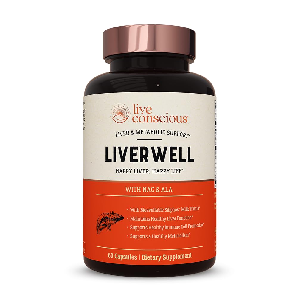 LiverWellの肝臓のクレンジング、若返り、メタボリック サポート - 肝臓の健康のための肝臓の補足 w/Highly の生物利用できるミルクのアコール エキス、N アセチル Cysteine、アルファ リポ酸、亜鉛、Selenium - 60 の帽子
