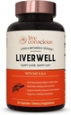 LiverWellの肝臓のクレンジング、若返り、メタボリック サポート - 肝臓の健康のための肝臓の補足 w/Highly の生物利用できるミルクのアコール エキス、N アセチル Cysteine、アルファ リポ酸、亜鉛、Selenium - 60 の帽子