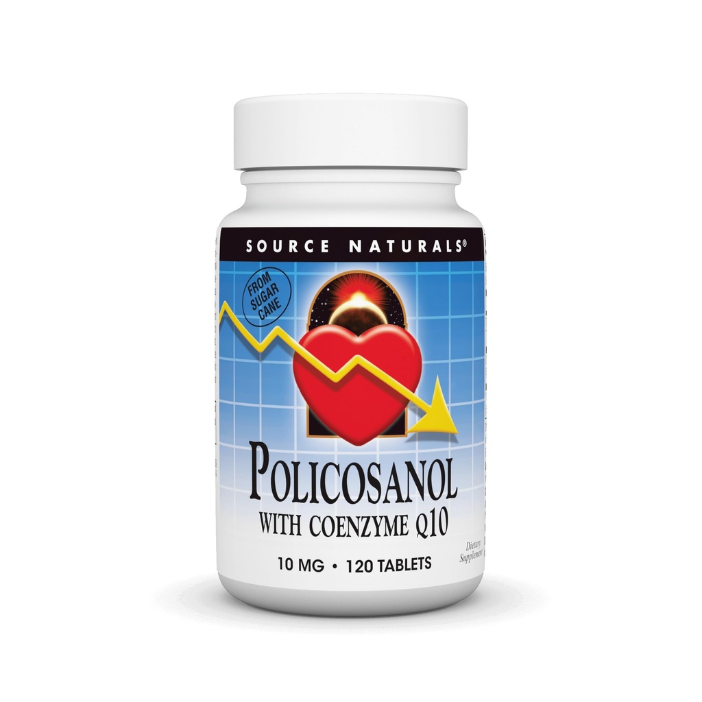 Coenzyme Q10、10 Mg -120タブレットが付いている源のNaturals Policosanol