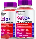(2 Pack) Balance Blend Keto ACV Gummies, Premium Weight Loss Blend Complex, Keto + Apple Cider Vinegar, All Natural ACV Keto Formula, Official BalanceBlend Keto Plus ACV Gomitas Review (120 Gummies)