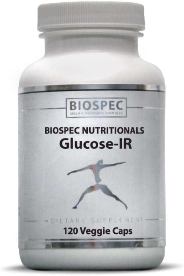 Biospec Nutritionals Glucose-IR - シナモンエキス、クロム、ベルベリン、およびビオチン(120カプセル)