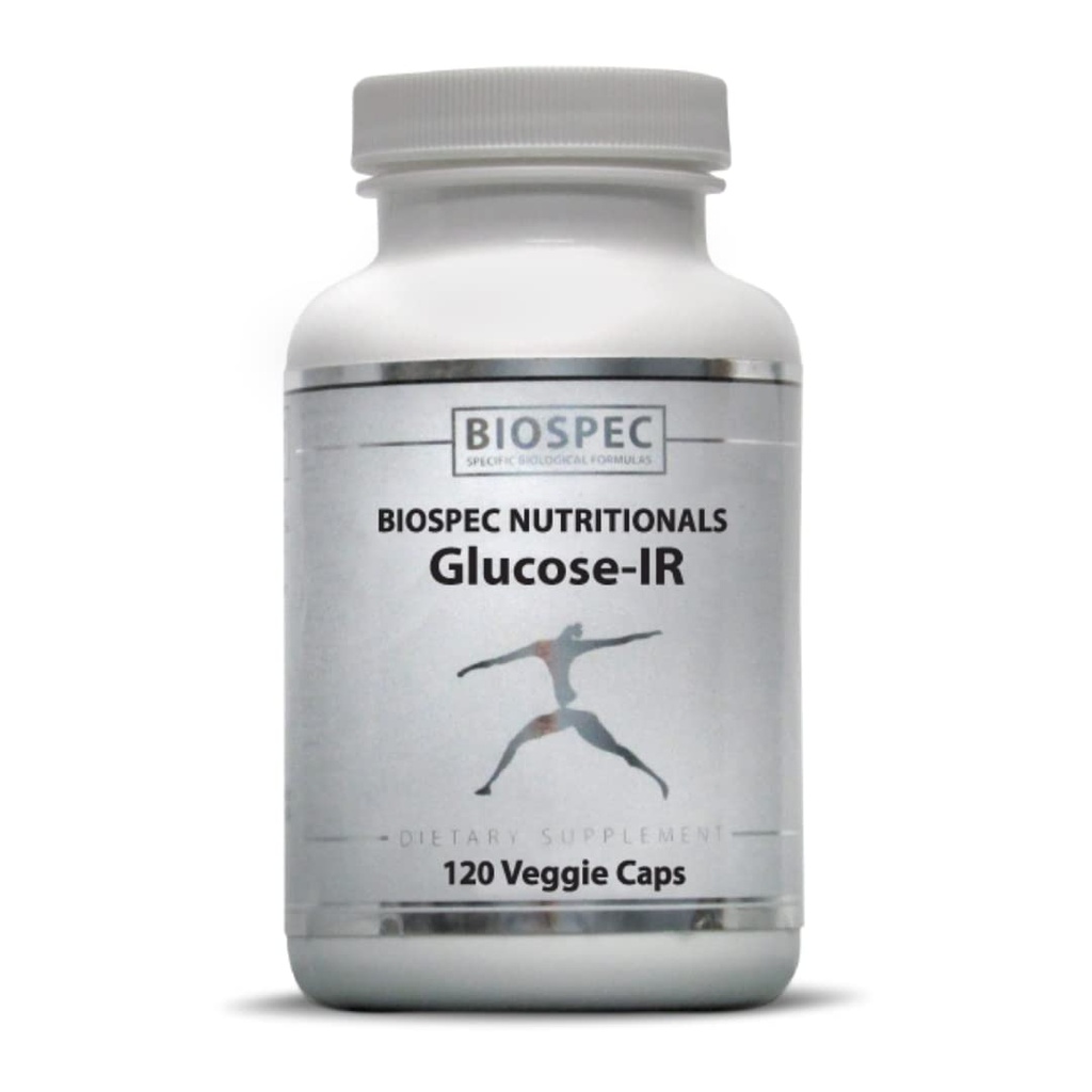 Biospec Nutritionals Glucose-IR - シナモンエキス、クロム、ベルベリン、およびビオチン(120カプセル)